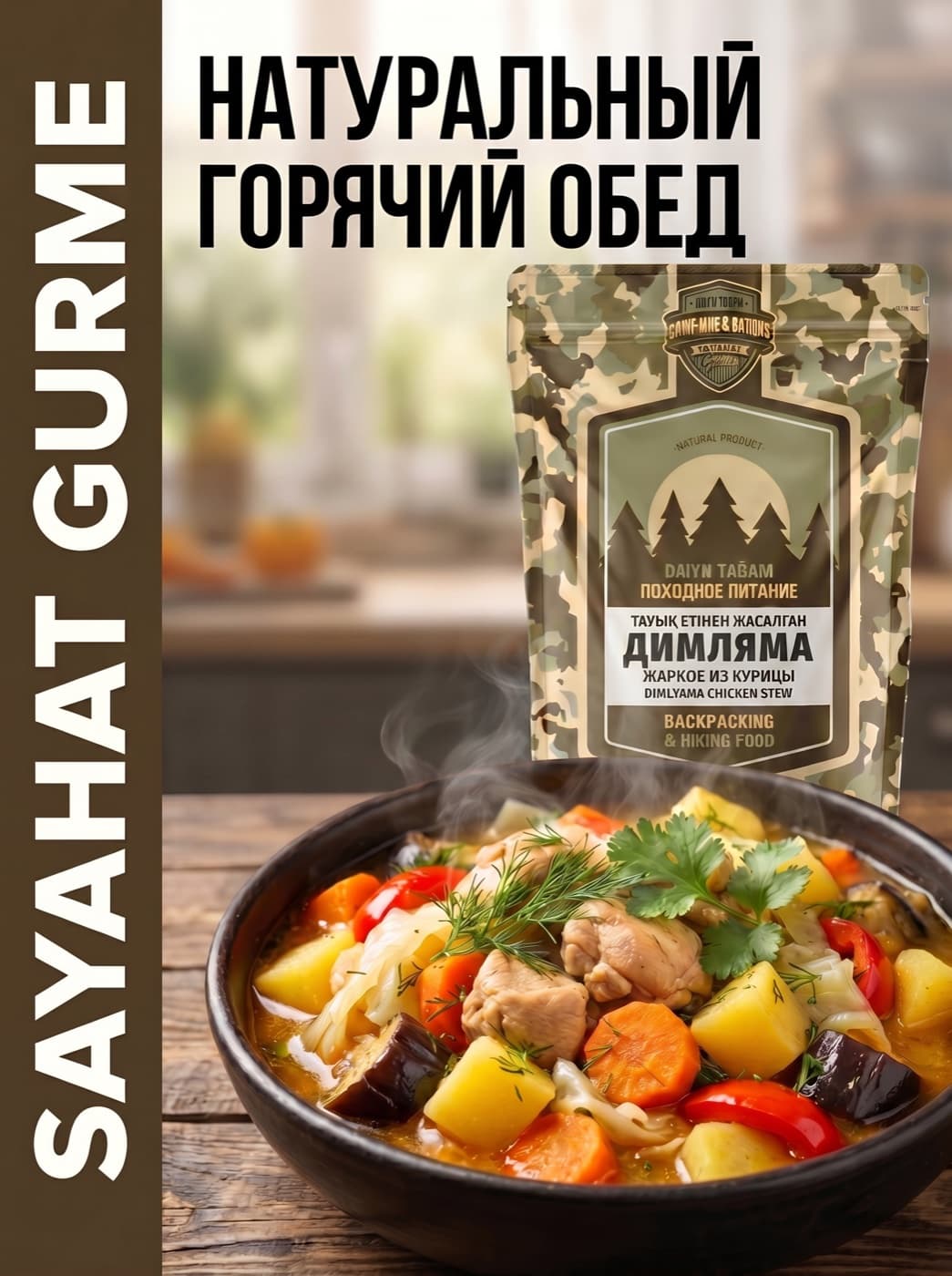 Димляма с курицей