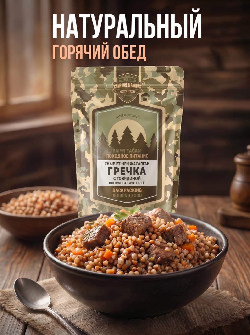 Гречка с говядиной