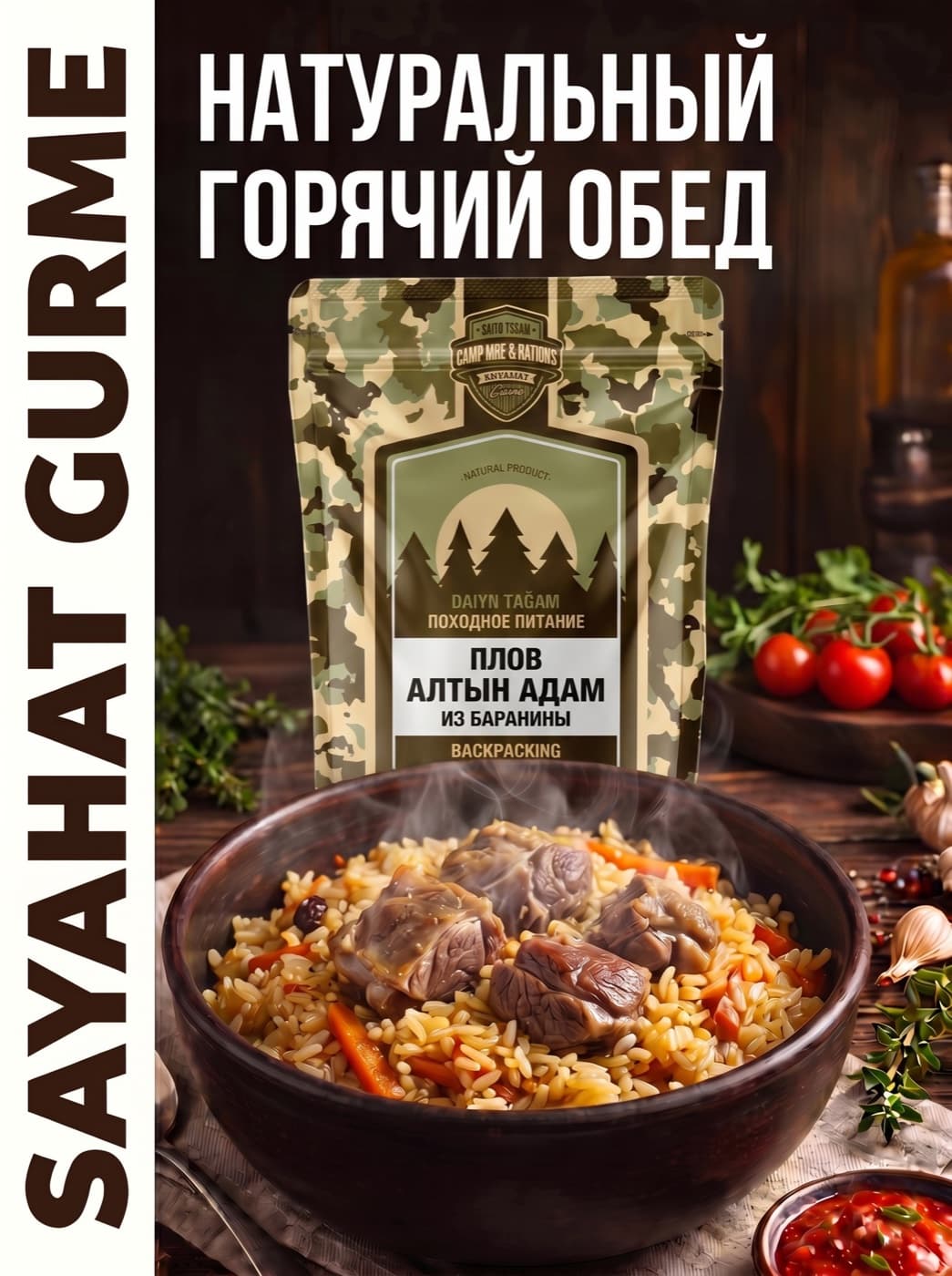 Плов «Алтын Адам» с бараниной