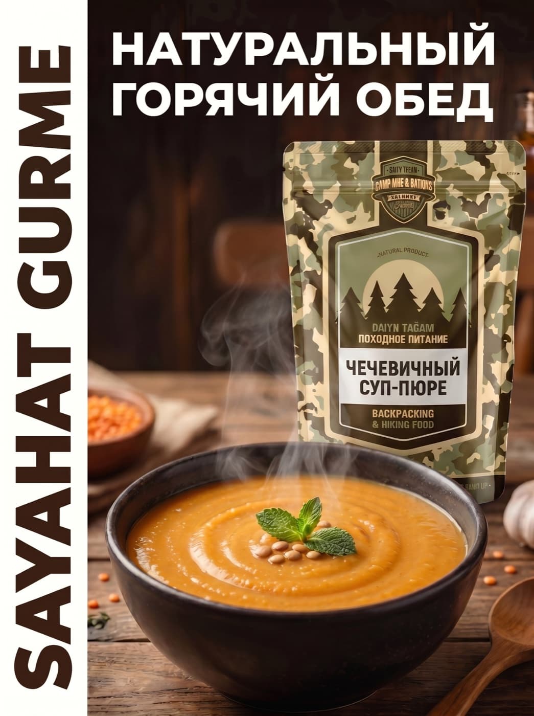 Чечевичный суп-пюре